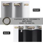 Rutterllow Total Blackout 330 GSM Curtains, Full Shade 84 Inches Long Complete Drapes for Living Room,Thermal Insulated Bedroom Window Treatment Drapes (2Panels,Light Gray,52x84inch)