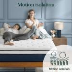 ZINUS 14 Inch Cooling Comfort Support Hybrid Mattress [New Version], California King, Fiberglass Free, Medium Plush, Cooling Motion Isolation, Certified Safe Foams & Fabric, Mattress in A Box