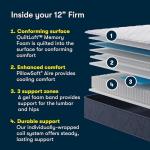 Serta Five Star Mattress Tranquility 12-Inch Firm– King– Zoned Support, Pressure Relief, Cooling– Bed-in-a-Box – Ideal for Back & Stomach Sleepers – 100 Night Trial, 10-Year Limited Warranty