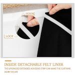 RYB HOME 3 in 1 Soundproof - Blackout - Insulation Linen Curtains, Noise Blocker Energy Saving Curtains for Bedroom Living Room Kids Nursery Studio Home Office, Taupe, W52 x L84 in, 2 Panels