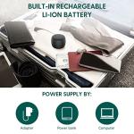 Babelio White Noise Sound Machine for Adults Kids Baby, Mini, 15 Non-looping Sounds, Timer, Memory Function, Easy to Pocket and Travel Black