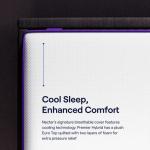 Nectar Premier Hybrid Cal King Mattress 13 Inch - Medium Firm Memory Foam - Steel Springs - Heat Wicking Cooling Technology - 365-Night Trial - Forever Warranty