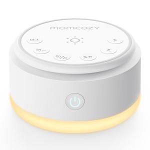 Momcozy Sound Machine for Baby-20 Soothing Sounds & Touch Warm Light Portable White Noise for Kids & Adults for Sleeping Timer and Memory | Ideal Travel Companion & Nursery Must-Have