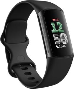Fitbit Charge 6 Activity Tracker Heart Rate Monitoring, 7-Day Battery, Integrated Google Apps, Maps & Wallet, in-Depth Health Insights, Activity & Sleep Analysis, (Obsidian/Black)