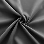 KOUFALL Extra Wide Thermal Soundproof Curtains, 72 x 84 Inch Long Black Out Noise Reducing Blackout Curtains for Bedroom Living Room, 2 Panel Set, Grey