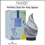 Essential Oil Diffuser 120ml Ultrasonic Aromatherapy Diffuser with Handmade Glass with Auto Shut-Off Protection 4 Timer Setting 7 Colors Changed LED Diffuser for Home Yoga Office Gifts for Women