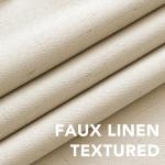 H.VERSAILTEX 100% Blackout Curtains for Bedroom Thermal Insulated POLYESTER,ACRYLIC Textured Curtains Heat and Full Light Blocking Drapes Living Room Curtains 2 Panel Sets, Bleached Sand, 52x84inch