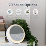 Yogasleep Nod White Noise Sound Machine, With Soft Night Light & Sleep Timer, 20 Sound Options Including Lullabies, Nature & Pink Noise, Sleep Aid For Baby & Adults, Noise Canceling For Office Privacy