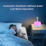 CHOUWEEK 300ML Air Diffuser for Essential Oils, Ultrasonic Aromatherapy Diffuser, Remote Control Aroma Diffuser Humidfer, 7Color Changing LED Light,Auto-Off, Timer for Home, Bedroom, Office, Kids.