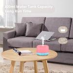 CHOUWEEK 300ML Air Diffuser for Essential Oils, Ultrasonic Aromatherapy Diffuser, Remote Control Aroma Diffuser Humidfer, 7Color Changing LED Light,Auto-Off, Timer for Home, Bedroom, Office, Kids.
