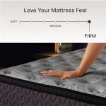 Signature Design by Ashley King Size Augusta2 Mattress 12 Inch Euro Pillow Top Hybrid Mattress with Lumbar Support Gel Memory Foam, Fiberglass Free, Mattress In A Box