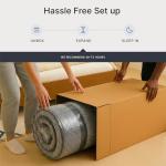 Signature Design by Ashley King Size Augusta2 Mattress 12 Inch Euro Pillow Top Hybrid Mattress with Lumbar Support Gel Memory Foam, Fiberglass Free, Mattress In A Box