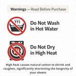 100% Egyptian Cotton Sheets King Size Sheets Set with Fully Elasticated 15" Deep Fitted Sheet & Pillowcase Sets, Sateen Weave Hotel Collection King Sheet Set, Soft Luxury White Bedding