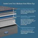 Beautyrest Days End Medium Firm Pillow Top 14.75" Mattress - Queen - Cooling Tech, Supportive Durable Pocketed Coils, Pressure Relief, Motion Separation; 100 Night Sleep Trial and 10 Year Warranty