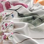 Floral 100% Blackout Curtains 84 inch Length 2 Panels Set for Bedroom Vintage Flower Botanical Pattern Black Out Curtain Thermal Insulated Light Blocking Window Drapes for Living Room 52 x 84 inch