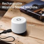 Mini Portable Sound White Noise Machine Baby Patter for Sleep with 30 Soothing Sounds for Baby Kids Adults 32 Volume Levels Sleep Soother Auto-Off Timer for Travel Home Office Privacy