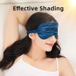 LERSVICVIL Sleep Masks 4 Pack Silky Eye Cover Soft Satin Blindfold Elastic Strap Night Eye Shade for Women Men