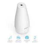 Pure Enrichment® PureSpa™ Essential Oil Diffuser - Compact Ultrasonic Aromatherapy Diffuser, Natural Air Deodorizer, 100ml Water Tank, and Optional Mood Light - Lasts Up to 7 Hours with Auto Shut-Off