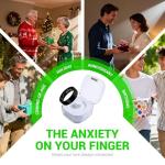 lumthou Smart Ring - Free SpO2 Sleep Tracker | No Subscription | IP68 Waterproof Fitness Tracker | 24/7 Activity Monitor | Step Counter & Tracking | Sleep & Workout Accessory Black 10