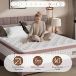 RRESTA Extra Firm King Mattress 14 Inch, 7-Zone Orthopedic Hybrid Mattresses in a Box for Spinal Alignment & Back Pain Relief, Motion Isolation, CertiPUR-US & Fiberglass-Free, 366-Night Trial