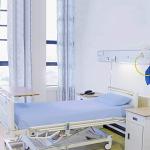 3 Piece Hospital Bed Sheet Set, Soft 100% Egyptian Cotton 400 Thread-Count, Fitted Sets Comfy, with Elastic All Around, for Home Care/Patients/Adjustable Beds (Light Blue, Standard 36" x 80"x 8")