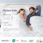 HOMTEC Duvet Insert Cotton Comforter King Size White Down Alternative Fill Duvet Insert 100% Cotton Shell Quilted Fluffy Comforter Lightweight All Season 8 Corner Tabs Durable Breathable Noiseless