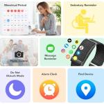 Ajblg Health Activity Fitness Trackers, 2025 Wearable Smart Bracelet, 120+ Sport Modes Smart Band, All-Day Continuous Heart Rate Blood Pressure Stress HRV Monitor, 24H Sleep Tracker with Free App