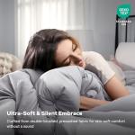 BEDLORE King Comforter Duvet Insert - All Season Down Alternative Quilted Bedding, Ultra Soft Lightweight with 4 Corner Tabs, Machine Washable King Size Bed Comforter, Light Grey 90 x 102 Inches