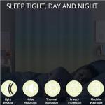 BOHOMOCASA Pastel Rainbow Gradient Blackout Curtains - 100% Blackout, Thermal Insulated, Noise Reducing, Ombre Room Darkening Curtain for Girls Room, Sweet and Dreamy Design, 2 Panels, Each W52×L84