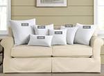 puredown® Euro Pillow Inserts 26 x 26 (Pack of 2, White), Down Feather Pillow Stuffer, Premium White Pillows for Bed, Couch, and Cushion