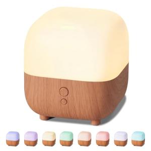 InnoGear 150ml Essential Oil Diffuser, 5-in-1 Diffusers for Home Scent 8 LED Color Aromatherapy Diffuser Air Desk Mini Humidifier Small Vaporizer Aroma Diffuser for Computer Laptop Office, Medium