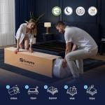 Queen Mattress, 2026 Upgraded 16 Inch Queen Size Mattress in a Box, Cool Gel Memory Foam Hybrid Mattress, Individual Pocket Spring, Back Pain Relief, Motion Isolation, Strong Edge Support, CertiPUR-US