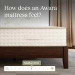 Awara Natural Hybrid Queen Mattress 10 Inch - Certified Organic Natural Latex - Sustainable New Zealand Wool - Fiberglass-Free - 365-Night Trial