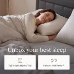 Awara Natural Hybrid Queen Mattress 10 Inch - Certified Organic Natural Latex - Sustainable New Zealand Wool - Fiberglass-Free - 365-Night Trial