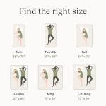 Awara Natural Hybrid Queen Mattress 10 Inch - Certified Organic Natural Latex - Sustainable New Zealand Wool - Fiberglass-Free - 365-Night Trial