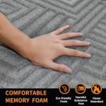 ESHINE 14 Inch King Mattress, US-Made Cooling Gel Memory Foam, Green Tea Infused for Pressure Relief & Back Pain, CertiPUR-US Certified, Bed in a Box, Dark Grey