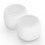 Babelio White Noise Sound Machine for Adults Kids Baby, Mini, 15 Non-looping Sounds, Timer, Memory Function, Easy to Pocket and Travel White 2 Pack