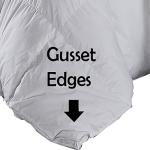 Royal Hotel Bedding 300 Thread Count Oversized King Size Down-Alternative Comforter, Overfilled Duvet Insert 100% Cotton Shell - 100% Down-Alternative Fill 750FP - 100Oz - Solid White, Oversized King