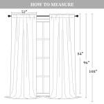 Yakamok Nursery Sunlight Velvet Curtains - Elegant Interior Decoration Large Window Blackout Velvet Drapes for Living Room, 52 x 96 Inches Long, Gold Brown, 2 Panels Rod Pocket