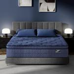SURLUNKEYS King Mattress Medium Plush - 14 Inch Memory Foam Hybrid Mattress Strong Edge Support Without Motion Transfer for Deep Sleep, Blue