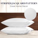 Basic Beyond King Size Bed Pillow - 2 Pack Hotel Collection Super Soft Down Alternative Pillow for Sleeping, 20x36 Inches