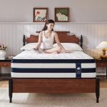 Resspry King Size Mattress, 14 Inch Gel Memory Foam Sprung Hybrid Mattress, Cooling and Pressure Relief for Breathable Sleep, Certipur-Us Certified, 120-Night Home Trial, Apex Collection