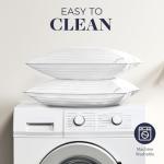 Basic Beyond King Size Bed Pillow - 2 Pack Hotel Collection Super Soft Down Alternative Pillow for Sleeping, 20x36 Inches