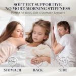 Basic Beyond King Size Bed Pillow - 2 Pack Hotel Collection Super Soft Down Alternative Pillow for Sleeping, 20x36 Inches