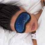 Earth Therapeutics Dream Zone Sleep Mask – Comfortable & Versatile – Soft & Plush Cushioning for Peaceful Slumber – Elastic Strap Adjusting