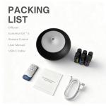 550ml Large Capacity Essential Oil Diffuser with 6 Essential Oil Set, Aromatherapy Ultrasonic Air Humidifier with Timer Setting, 7 Color LED Night Light and Waterless Auto-Off Functions for Home, Spa