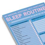 Knock Knock Sleep Routine Pad: My Awesome, Soothing, Self-Nurturing Sleep Tracker & Sleep Checklist, 6 x 9-inches (12639)