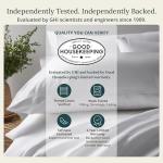 California Design Den Split King Bedsheets for Adjustable Bed, 100% Cotton Set, 500 Thread Count Sateen, Snug Fit, Includes Twin-XL Fitted Sheets, Bedding & Pillowcases (Split King, Silver Sage)