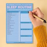 Knock Knock Sleep Routine Pad: My Awesome, Soothing, Self-Nurturing Sleep Tracker & Sleep Checklist, 6 x 9-inches (12639)