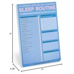 Knock Knock Sleep Routine Pad: My Awesome, Soothing, Self-Nurturing Sleep Tracker & Sleep Checklist, 6 x 9-inches (12639)